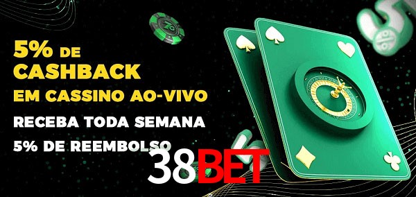 Promoções do cassino ao Vivo 38BET